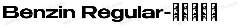 Benzin Regular字体转换